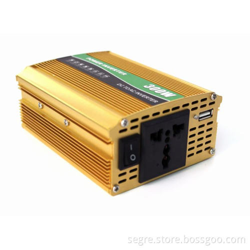 300W Pure sine wave car power inverter with USB 500mA power inverter 120v-240v dc to ac inverter